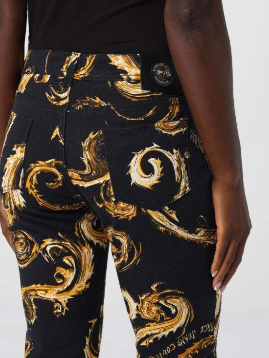 24FW 베르사체 데님 팬츠 77HAB5S0ES118LO1 G89 Black - VERSACE