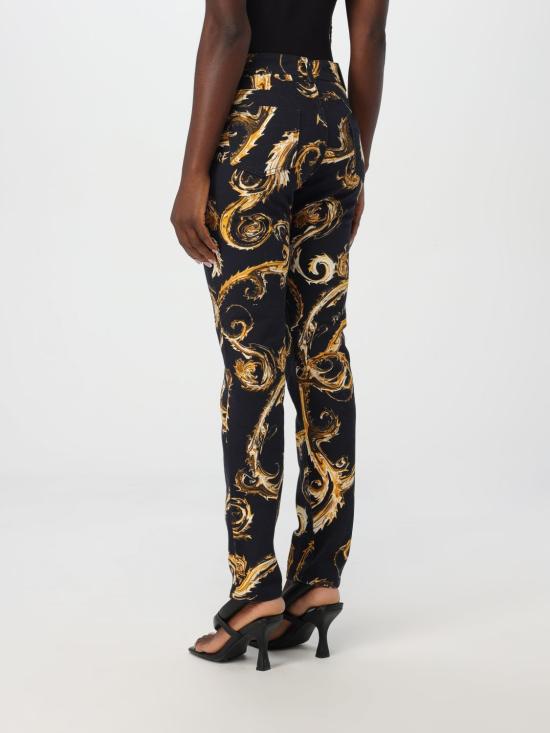 24FW 베르사체 데님 팬츠 77HAB5S0ES118LO1 G89 Black - VERSACE