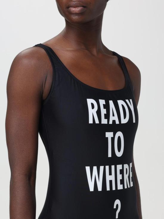 모스키노 원피스 수영복 42060475 1555 Black - MOSCHINO