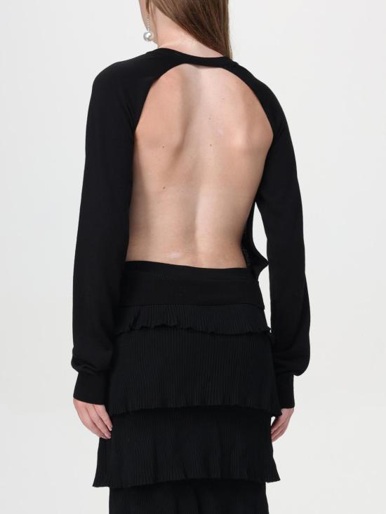 25FW 모스키노 가디건 09205401 0555 Black - MOSCHINO