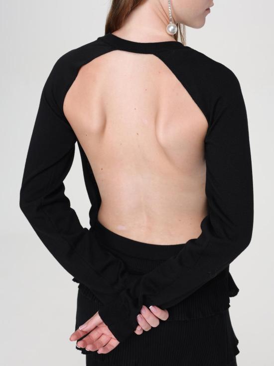 25FW 모스키노 가디건 09205401 0555 Black - MOSCHINO