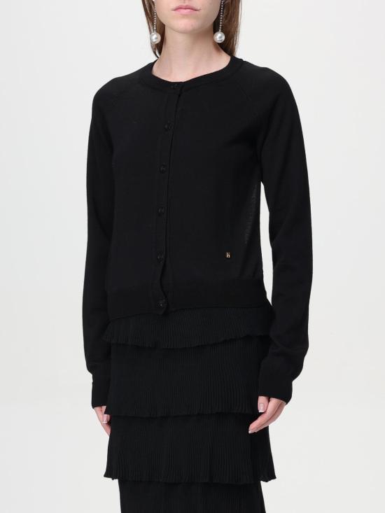 25FW 모스키노 가디건 09205401 0555 Black - MOSCHINO