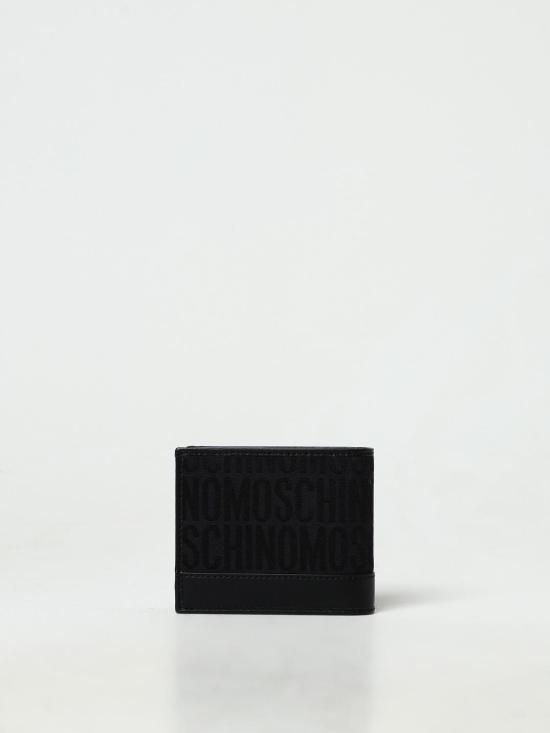 25FW 모스키노 남성지갑 81098268 1555 Black - MOSCHINO