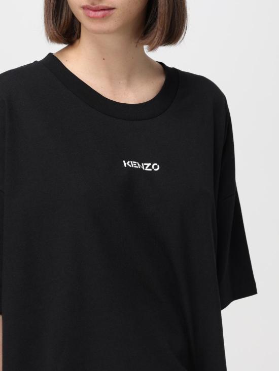 25FW 겐조 롱 원피스 FB62RO8054SB 99 Black - KENZO