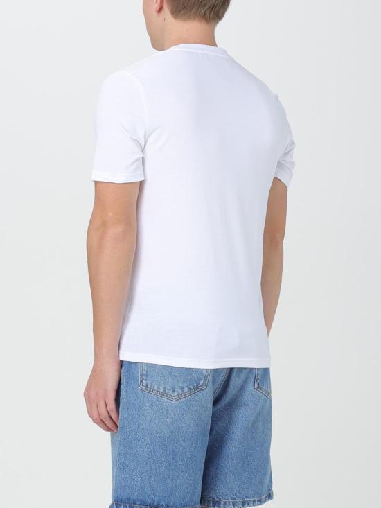 25FW 모스키노 반팔 티셔츠 07085239 1001 White - MOSCHINO