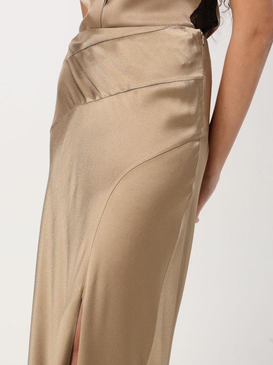 25FW 알베르타 페레티 롱 스커트 01146619 0511 Beige - ALBERTA FERRETTI