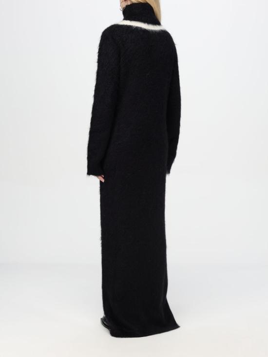 24FW 모스키노 롱 원피스 04815403 1555 Black - MOSCHINO