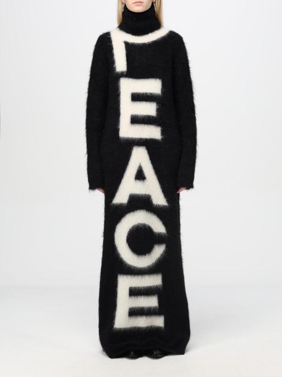 24FW 모스키노 롱 원피스 04815403 1555 Black