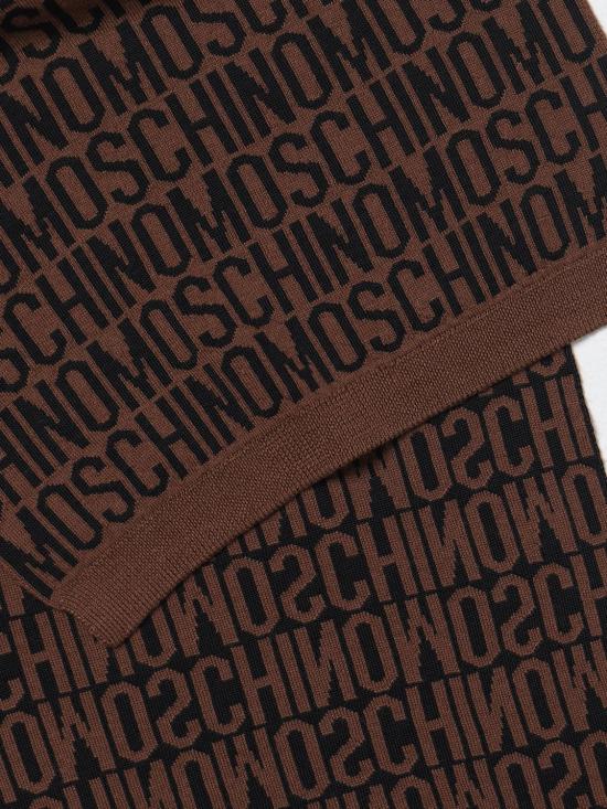 25FW 모스키노 머플러/스카프 93538272 1103 Brown - MOSCHINO