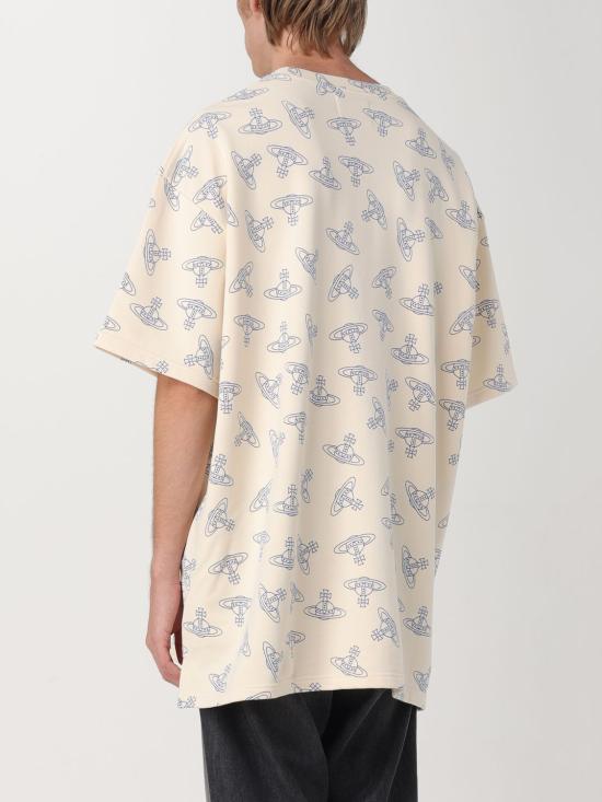 24FW 비비안웨스트우드 반팔 티셔츠 3I01000SJ0079 B303 White - VIVIENNE WESTWOOD