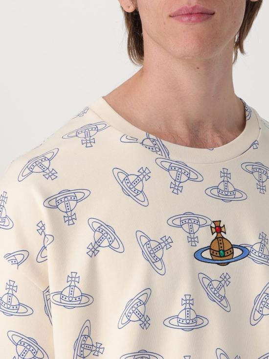 24FW 비비안웨스트우드 반팔 티셔츠 3I01000SJ0079 B303 White - VIVIENNE WESTWOOD