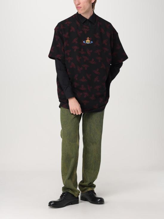 24FW 비비안웨스트우드 반팔 티셔츠 3I01000SJ0079 N303 Multicolor - VIVIENNE WESTWOOD