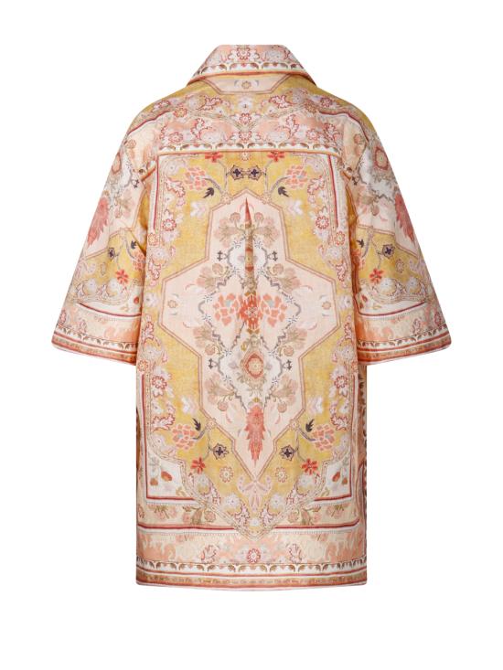 25SS 짐머만 숏 원피스 0712DRS251 MUSTARD MULTI - ZIMMERMANN