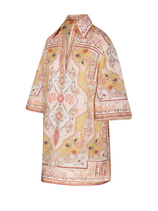 25SS 짐머만 숏 원피스 0712DRS251 MUSTARD MULTI - ZIMMERMANN