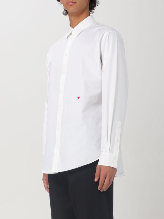 25FW 모스키노 긴팔 셔츠 02100232 1001 White - MOSCHINO