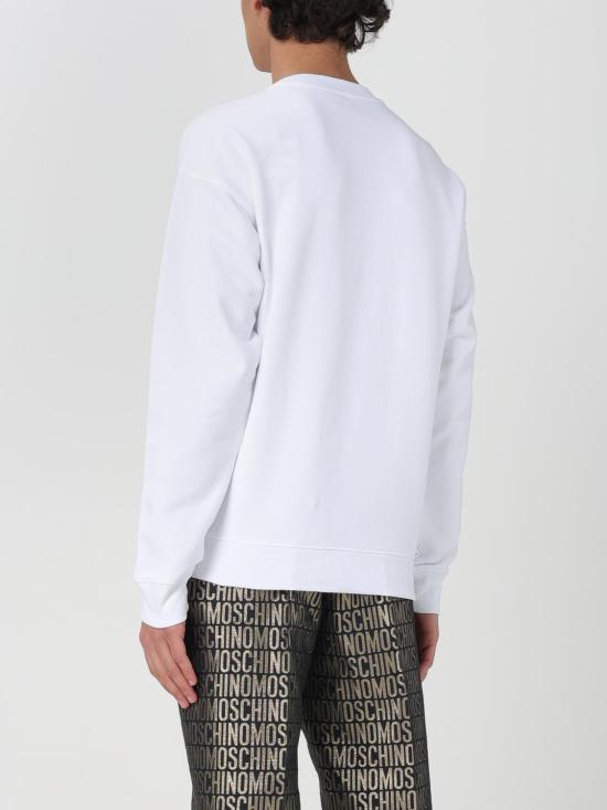  모스키노 긴팔 티셔츠 17210228 1001 White - MOSCHINO