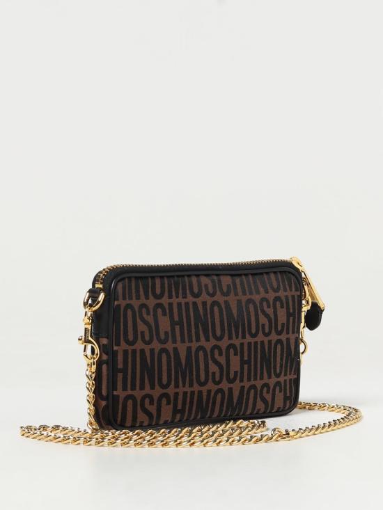 25FW 모스키노 토트백 74108268 1103 Brown - MOSCHINO