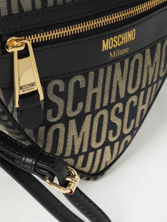 25FW 모스키노 클러치/파우치 84098269 2555 Black - MOSCHINO
