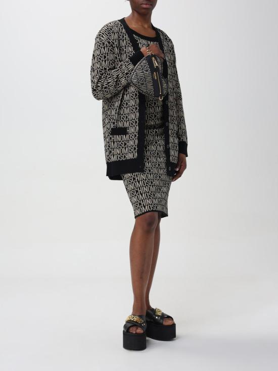 25FW 모스키노 클러치/파우치 84098269 2555 Black - MOSCHINO