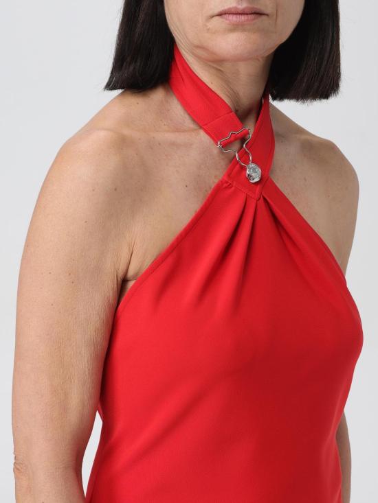  모스키노 롱 원피스 04493225 0115 Red - MOSCHINO