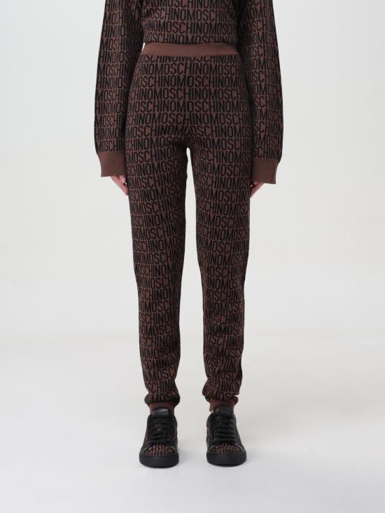 25FW 모스키노 스트레이트 팬츠 03807700 1103 Brown