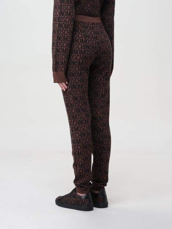 25FW 모스키노 스트레이트 팬츠 03807700 1103 Brown - MOSCHINO