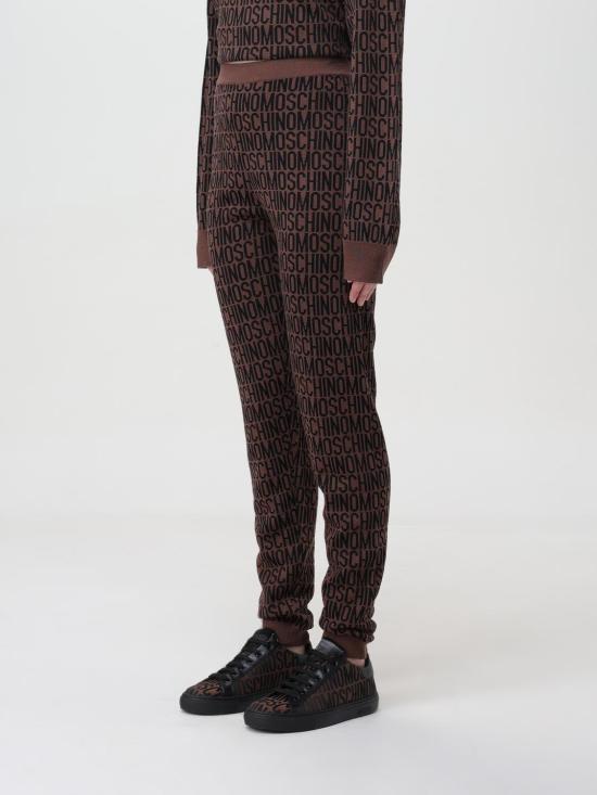 25FW 모스키노 스트레이트 팬츠 03807700 1103 Brown - MOSCHINO