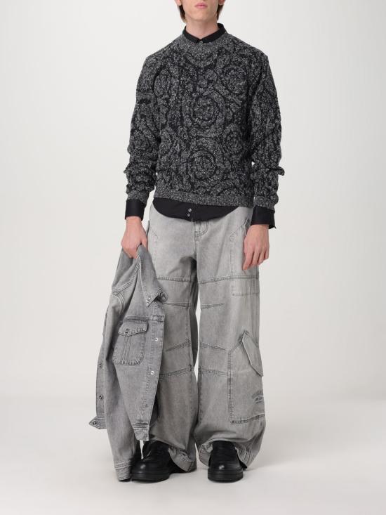 25FW 베르사체 스웨터 10160531A11189 1B000 Black - VERSACE