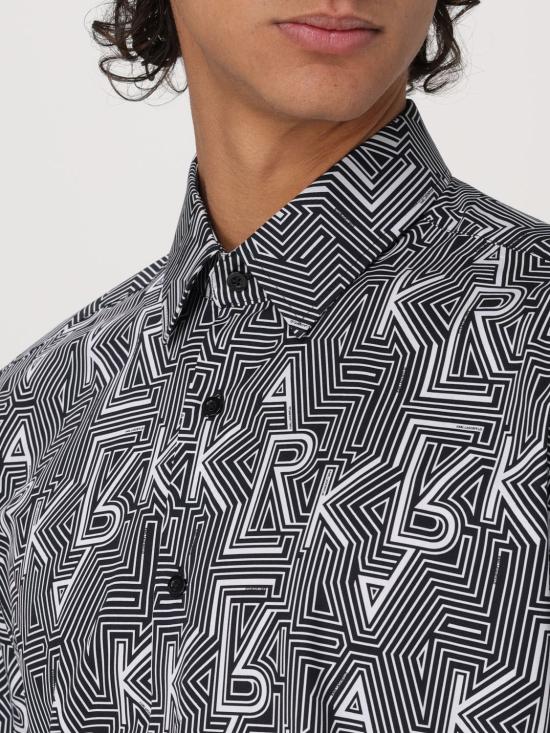  칼라거펠트 긴팔 셔츠 605000 60 544646 991 Black - KARL LAGERFELD