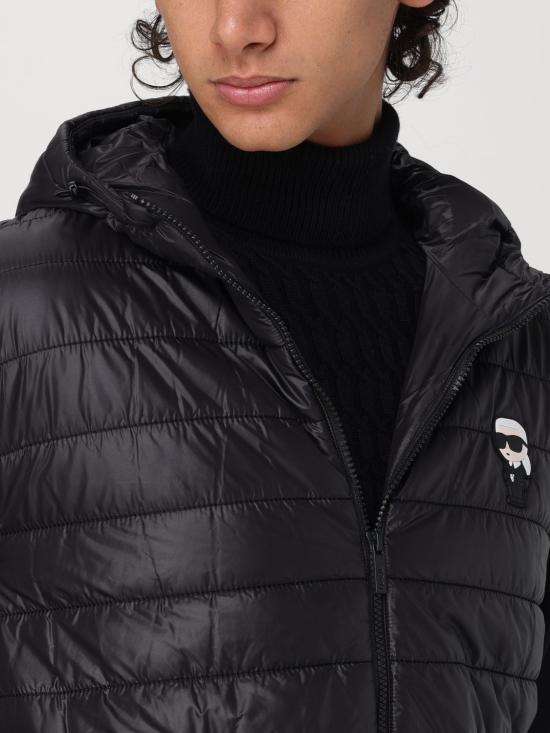 24FW 칼라거펠트 숏패딩 505060 544560 990 Black - KARL LAGERFELD