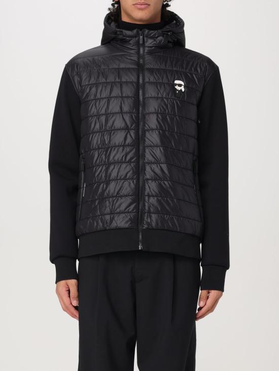 24FW 칼라거펠트 숏패딩 505060 544560 990 Black