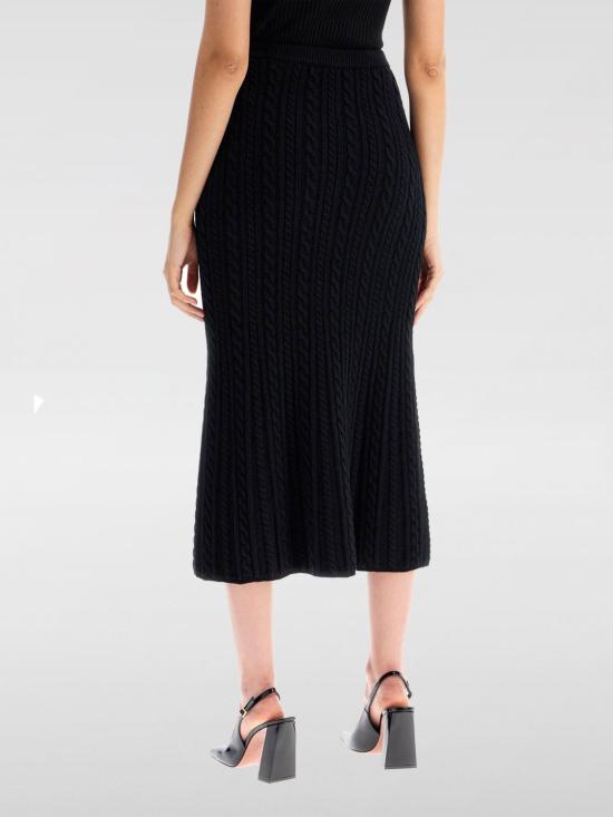 25FW 알레산드라리치 미디 스커트 FABX3870K4392 0060 Black - ALESSANDRA RICH