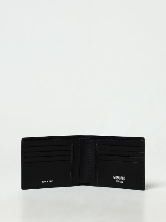 25FW 모스키노 남성지갑 81018001 2555 Black - MOSCHINO