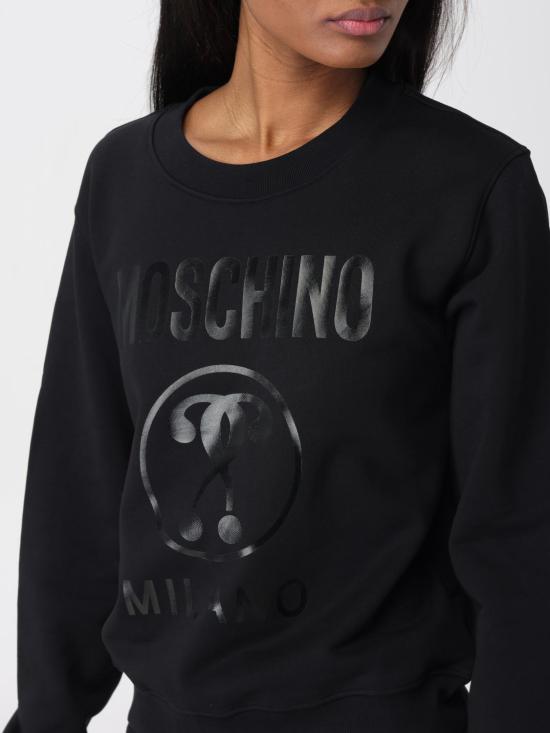 25FW 모스키노 스웨터 17185528 0555 Black - MOSCHINO