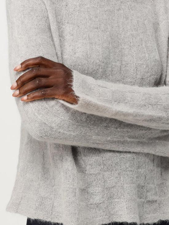 24FW 엠포리오 아르마니 스웨터 6D2MW52M22Z 0604 Grey - EMPORIO ARMANI