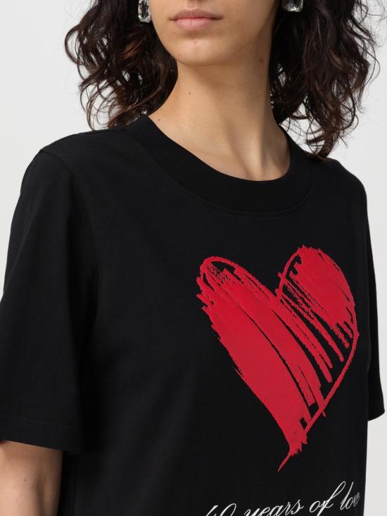  모스키노 롱 원피스 04270441 1555 Black - MOSCHINO