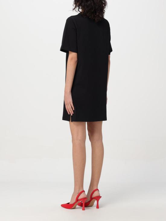  모스키노 롱 원피스 04270441 1555 Black - MOSCHINO