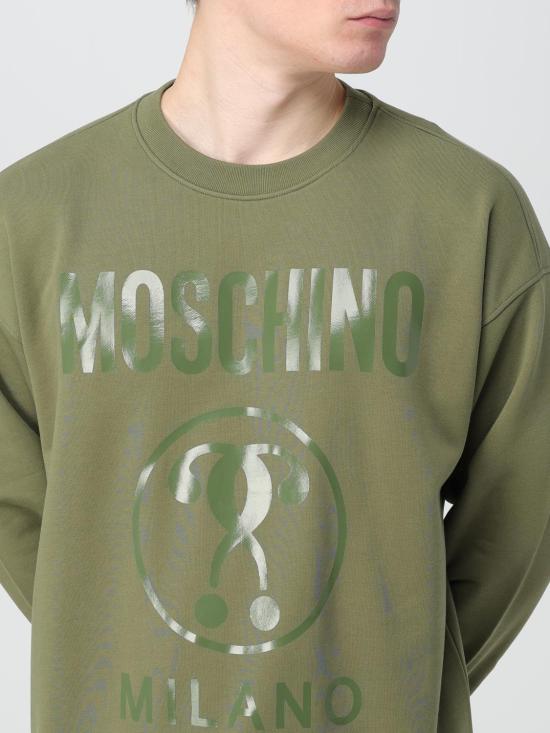 25FW 모스키노 긴팔 티셔츠 17027028 0427 Military - MOSCHINO