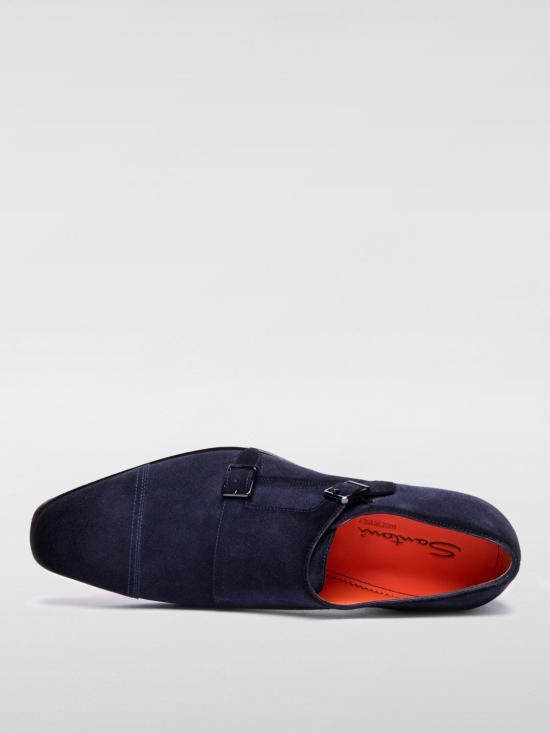 24FW 산토니 로퍼 MCLE18085LA1BGEX U60 Blue - SANTONI