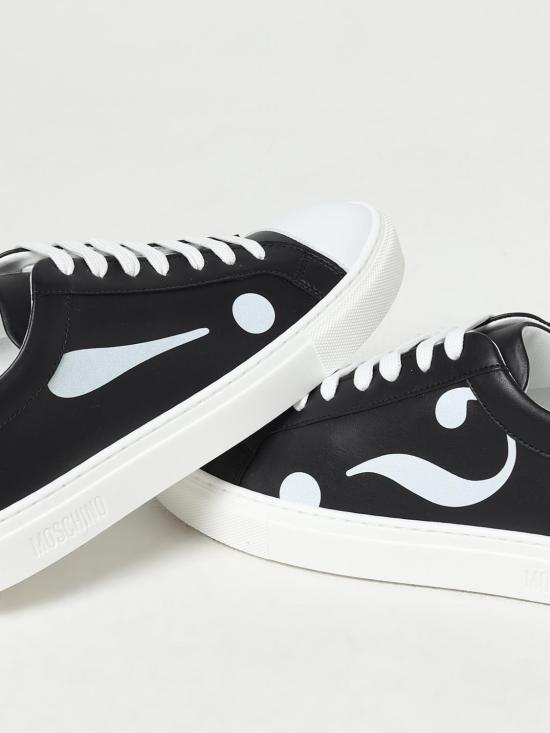  모스키노 뮬/슬리퍼 MA15032G0IMK1 00A Black - MOSCHINO