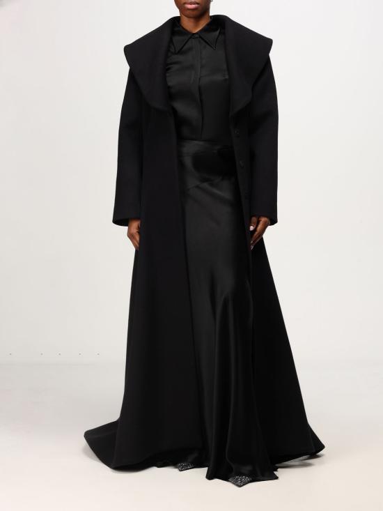 25FW 알베르타 페레티 롱 스커트 01146619 555 Black - ALBERTA FERRETTI