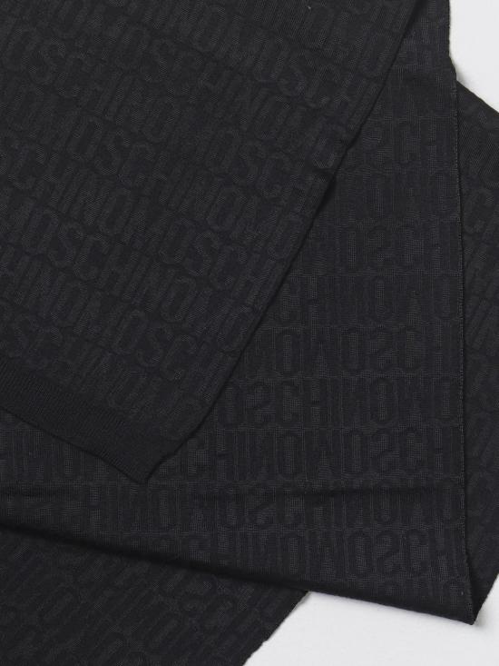 25FW 모스키노 머플러/스카프 93538272 1555 Black - MOSCHINO
