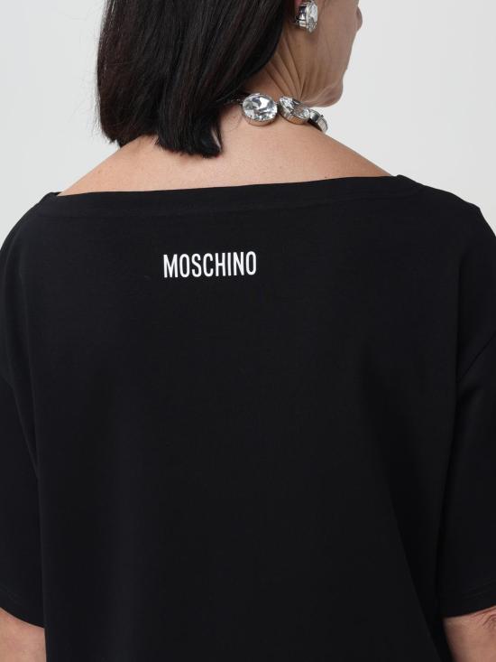  모스키노 반팔 티셔츠 07030442 4555 White 1 - MOSCHINO