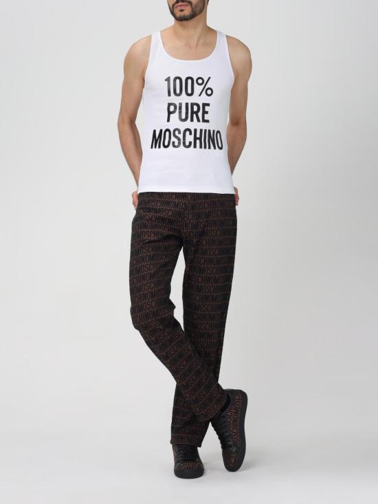 25FW 모스키노 데님 팬츠 03162623 1103 Brown - MOSCHINO