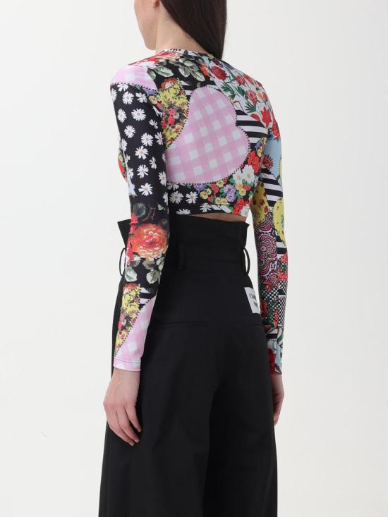  모스키노 긴팔 티셔츠 12063780 1888 Multicolor - MOSCHINO