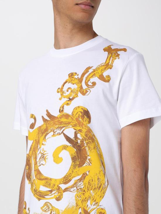  베르사체 반팔 티셔츠 76GAH6SW76UP600 G03 White - VERSACE