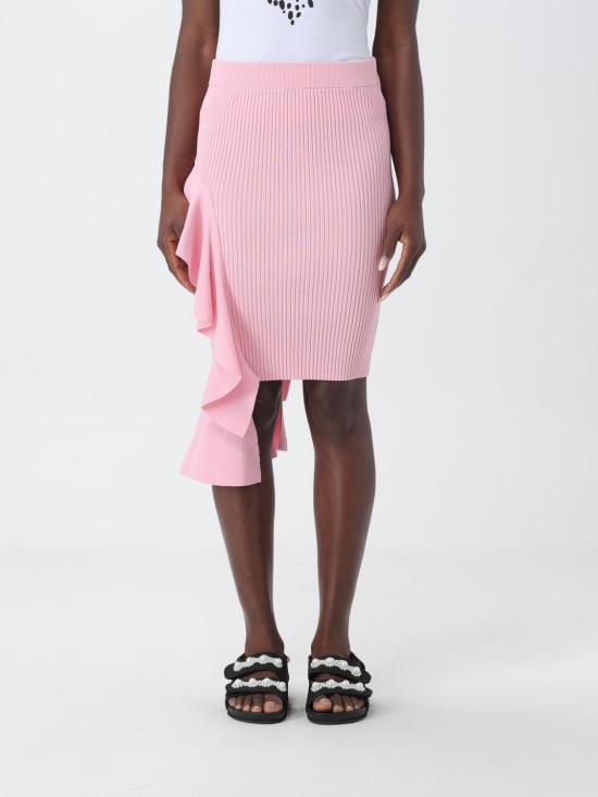 25FW 모스키노 미디 스커트 01843703 0224 Pink