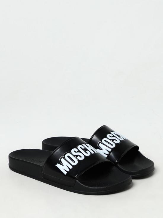 25FW 모스키노 뮬/슬리퍼 MB28022G0HG10 000 Black - MOSCHINO
