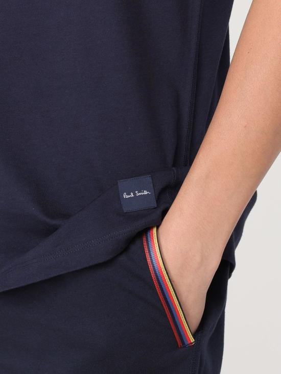 25FW 폴 스미스 반팔 티셔츠 M1A591KAU278B 48 Blue - PAUL SMITH