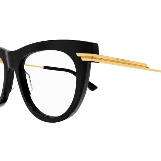  보테가베네타 안경 BV1297O 001 BLACK GOLD TRANSPAREN - BOTTEGA VENETA